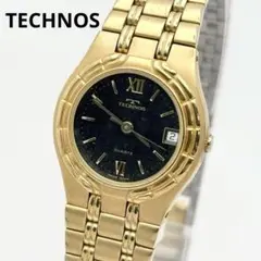 TECHNOS ブラック クォーツ レディース腕時計 421のサムネイル