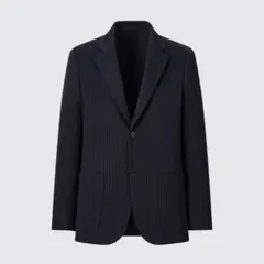 UNIQLO コンフォート　ジャケット ストライプのサムネイル