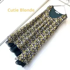 美品✨Cutie Blonde 花柄 ノースリーブ チュニック Fサイズのサムネイル