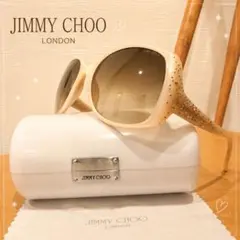 【美品・ケース付】ジミーチュウ サングラス CINDY スタッズ ベージュのサムネイル