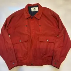 【90s・Archive】SADDLER 短丈　ブルゾン レッド 赤　Lサイズ