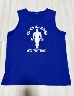 GOLD'S GYM タンクトップ 青　（M）