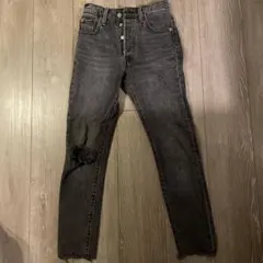 Levi's 501 S スキニーデニム ブラック