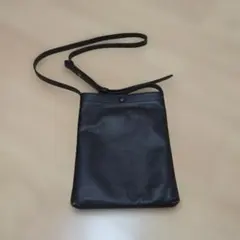 美品】STILLBYHAND レザーネックポーチ 黒 ミニマリスト 男女兼用 