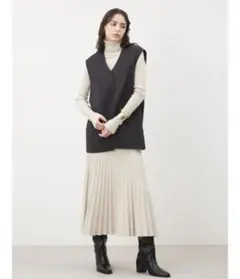 mila owen ベストプルオーバータートルニットスカート3点SET