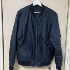 UNIQLO MA-1 ブルゾン　ジャケット カラー　ネイビー