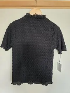 ブラック 半袖トップス