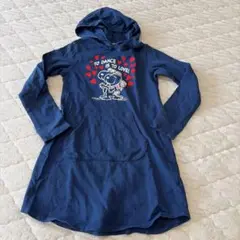 ユニクロ スヌーピー フード付きワンピース 150 UT ワンピ