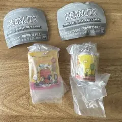 PEANUTS ビスケットミニチュアチャーム 2点セット