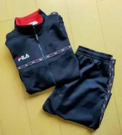 FILA ジャージ上下セット ネイビー セットアップ フィラ