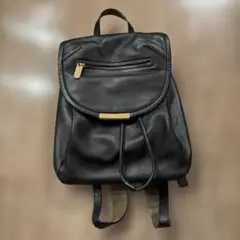 Marc by Marc Jacobs ブラックレザーバックパック