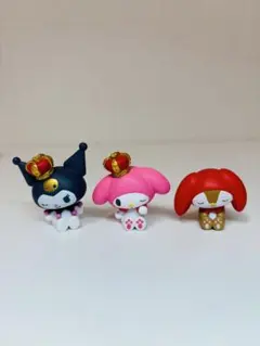 王冠付きキャラクター フィギュア 3体セット