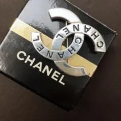CHANEL ブローチ ココマーク 98P シルバー ヴィンテージ 箱 1998