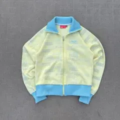 00s PUMA トラックジャケット 短丈 ストリートイエロー/青archive