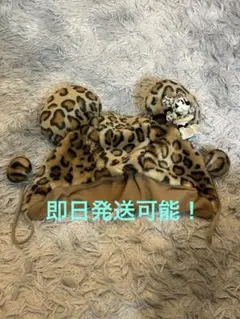 【早い者勝ち❣️】ディズニー　ミニー　ヒョウ柄　ファンキャップ