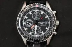 マ*君様 セイコー✨SEIKO✨パイロット✨クロノグラフ✨7T92-0CF0 Auth! SEIKO Pilot Flightmaster Chronograph 100M Men's
