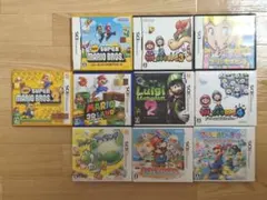 【動作確認済み】マリオシリーズ 3DS/DSソフト10本まとめ