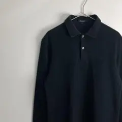 80's バーバリー　長袖　ポロシャツ　ノバチェック　ホースロゴ　No.3722