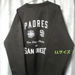 MLB パドレス バックプリント トレーナー 【裏起毛】 ブラウン LLサイズ