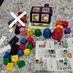 【知育玩具まとめ売り】こどもちゃれんじ　いろっぴ　型はめハウス