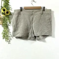 【c2097】ZARA BASIC ザラベーシック　ショートパンツ　ベージュ