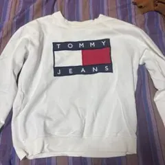 TOMMY JEANS ホワイト スウェット　s/pサイズのサムネイル