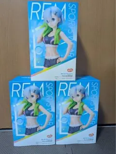 Re:ゼロから始める異世界生活 レム スポーツウェア フィギュア 3体