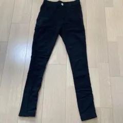 ストレッチズボン　黒　裏起毛　サイズ160