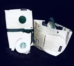 スターバックス、バックインバック、トラベルポーチ、小物入れ