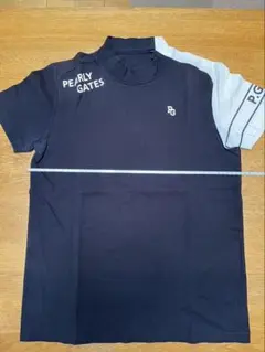 PEARLY GATES PGG ノースリーブ シャツ モックネック ネイビー - メルカリ