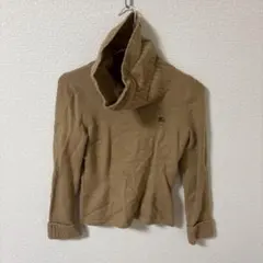 Burberryベージュ ハイネックセーター 長袖