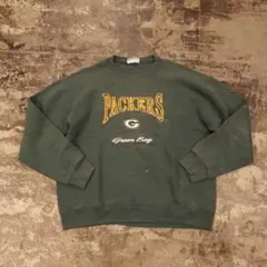 PACKERS スウェット トレーナー グリーン USA製 5208