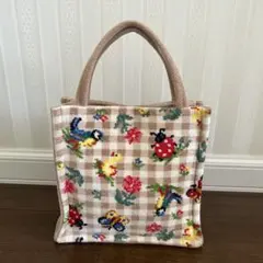 FEILER カップケーキ柄 ネイビーブルー ハンドバッグ - メルカリ