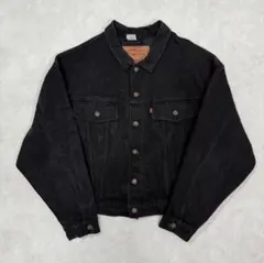 90s Levi's ブラックデニムジャケット 70598 赤耳