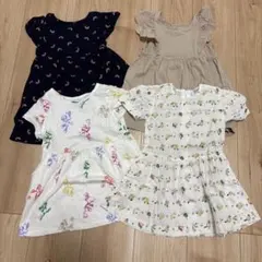 babyGAP、H&M他　ワンピース　4点セット