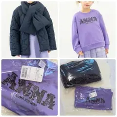 アナスイミニ♡中綿ブルゾン&トレーナー120 新品