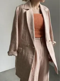 WEB完売 amerivintage RUSTIC LINEN JACKETのサムネイル