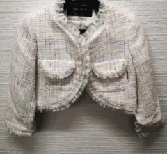 コムサイズム　COMME CA ISM フォーマル　ツイード　ジャケット　90㎝