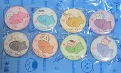 ちいかわ もぐもぐ本舗 川越 川越店限定 鯛だらけなマット缶バッジ コンプリート