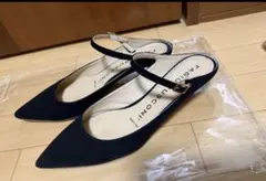 底値★ FABIUSCONI ストラップパンプス