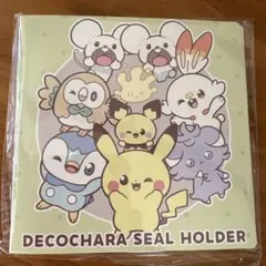 デコキャラシールホルダー ポケモン　2025年　冬　ポケピース