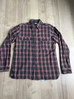 TENBOX Mushroom Night Shirt チェック 長袖 M - メルカリ