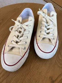 CONVERSE ALL STAR アイボリー スニーカー24.0cm