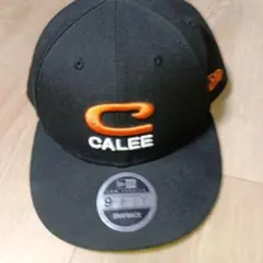 CALEE 9FIFTY スナップバックキャップ ブラック/オレンジ