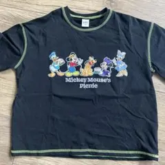 ミッキーマウス ピクニック Tシャツ120㌢