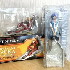 【美品】アスカとレイ　フィギュア