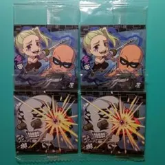 組屋＆重面春太 花御 4枚呪術廻戦シールウエハースシールステッカー