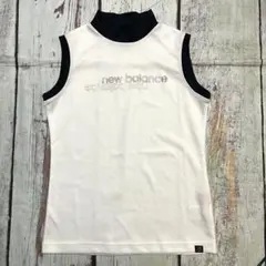 【美品】new balance ノースリーブ　モックネック　Sサイズ