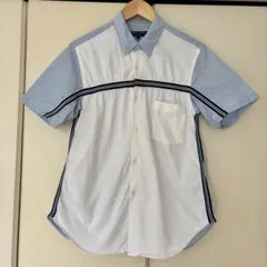 Comme des garcons shirtsストライプ 半袖シャツ XS - メルカリ
