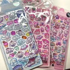 マイメロ シナモロール キティ ボンボンドロップシール サンリオ